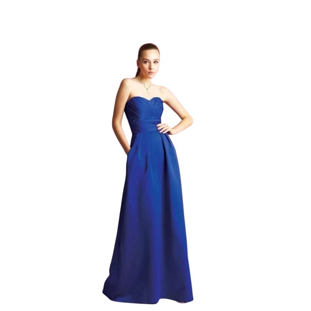 2702 NWT Jasmine B203012 Sweetheart A-Line Taffeta Bridesmaid Dress Rouches